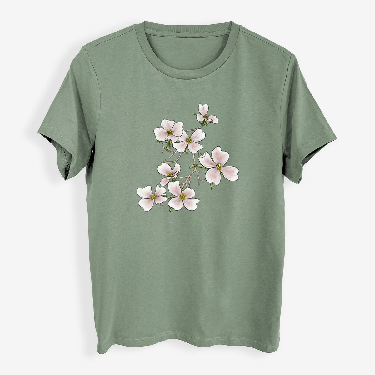 Flowering Dogwood - Cornus florida - Womens Everyday Maple Tee