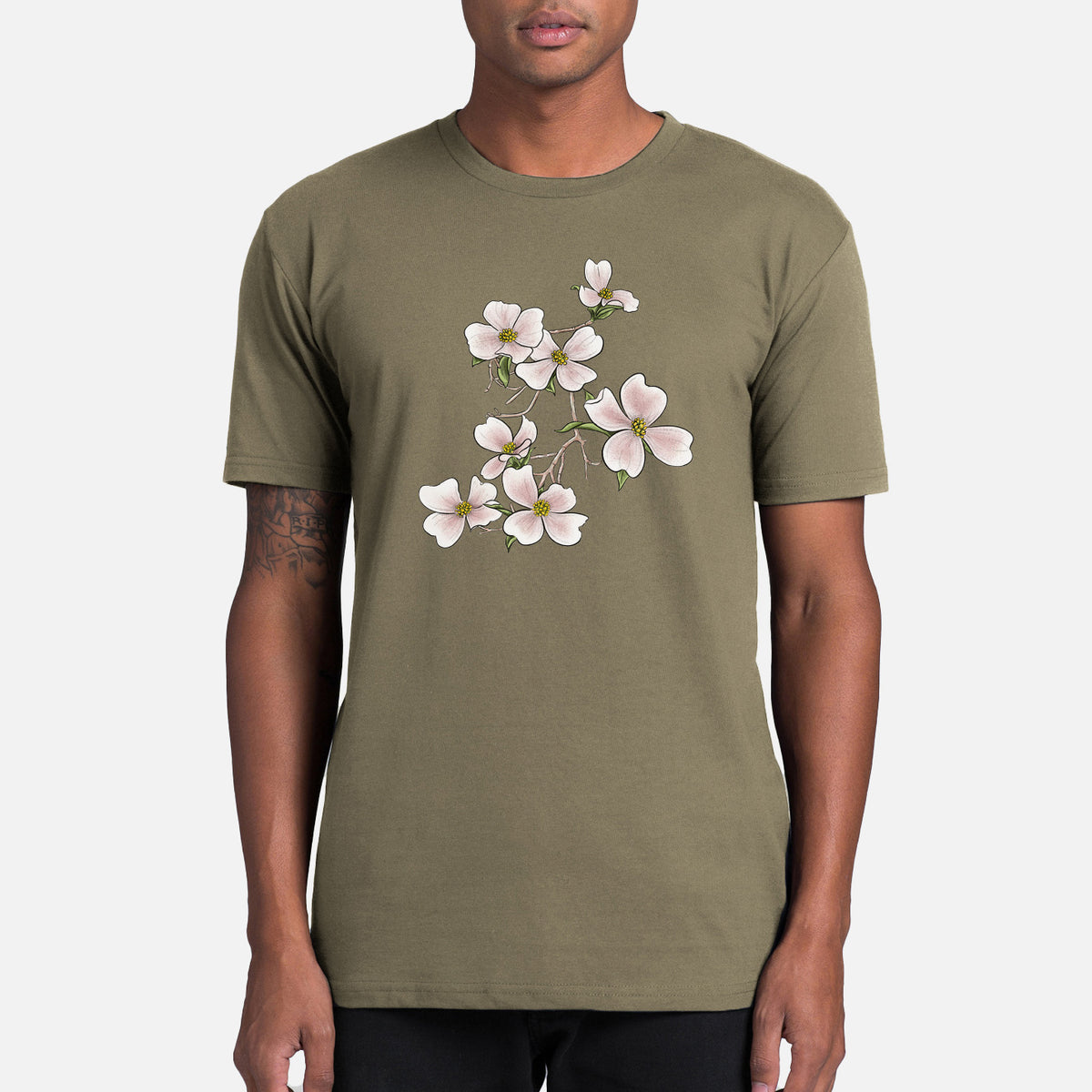 Flowering Dogwood - Cornus florida - Mens Everyday Staple Tee