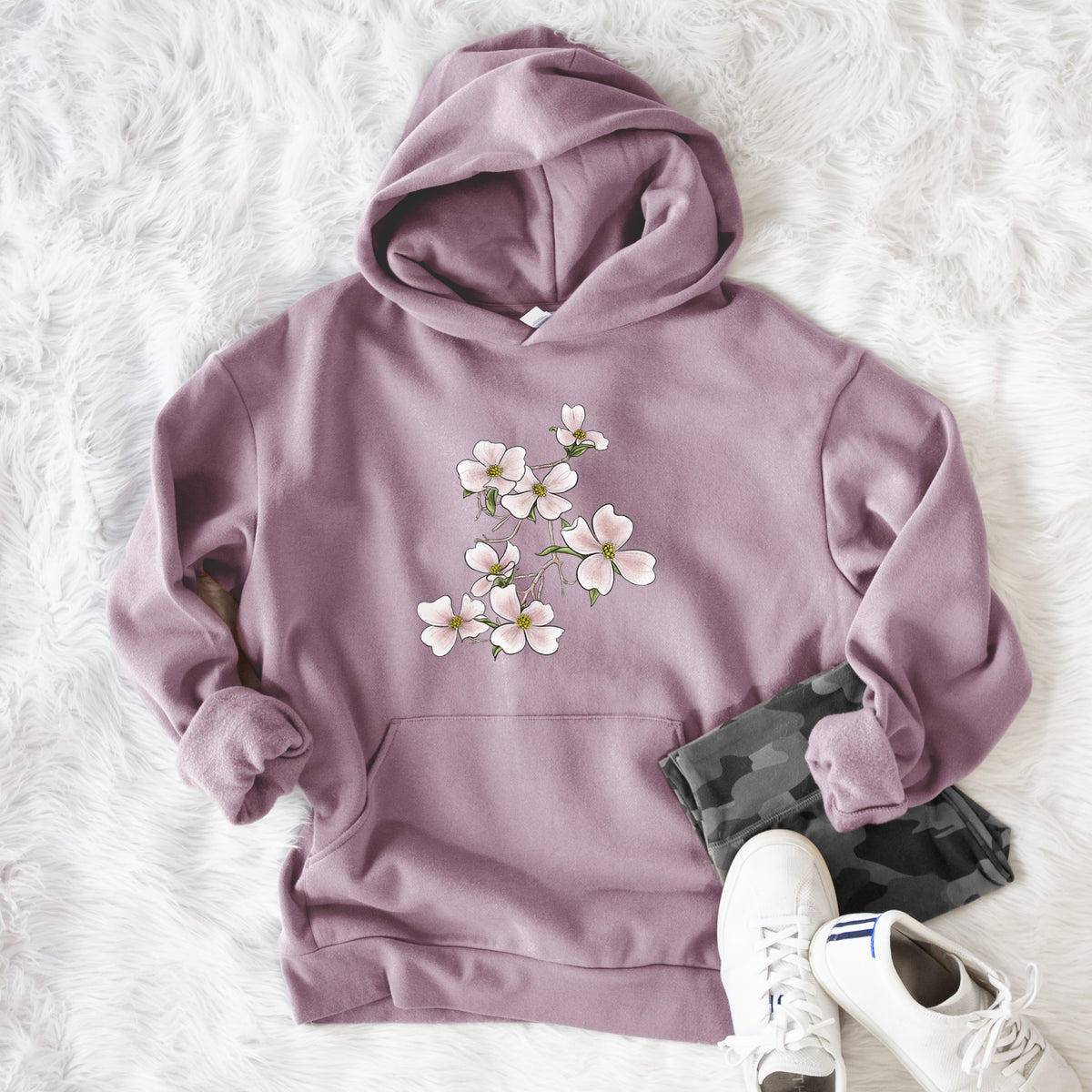 Flowering Dogwood - Cornus florida  - Bodega Midweight Hoodie