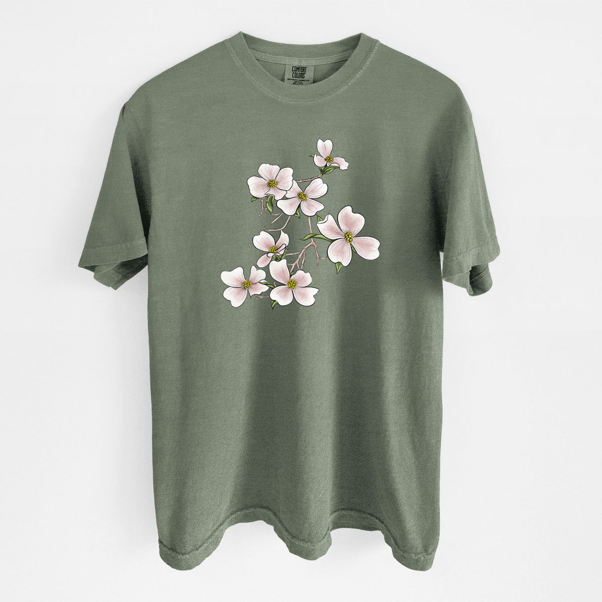 Flowering Dogwood - Cornus florida - Unisex Comfort Colors Garment-Dyed Heavyweight T-shirt