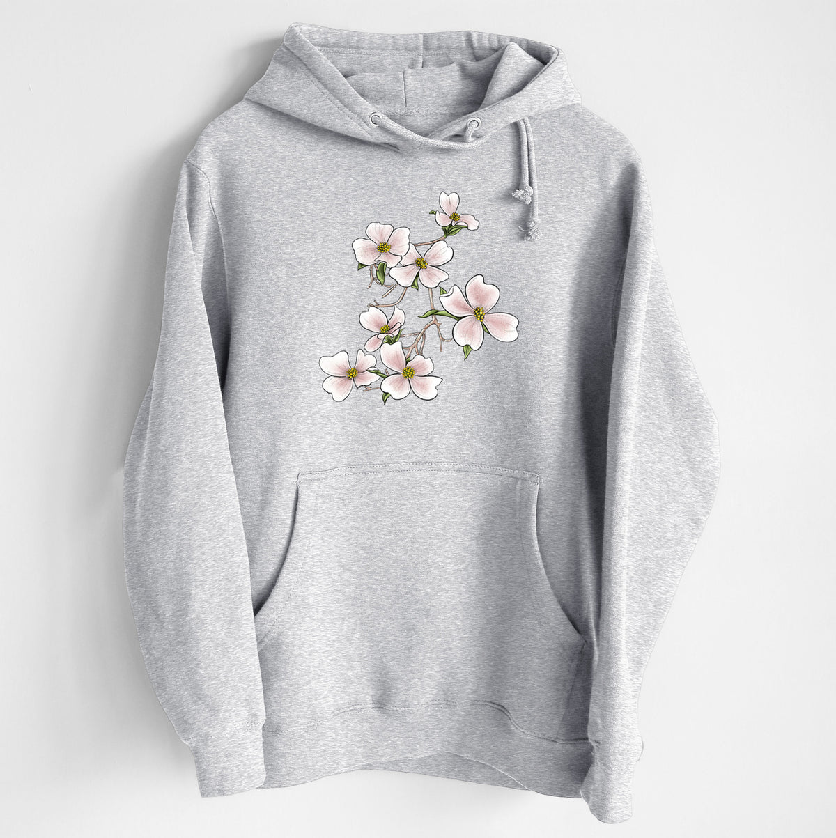 Flowering Dogwood - Cornus florida - Heavyweight Fleece Hoodie