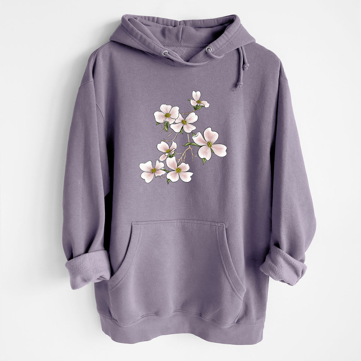 Flowering Dogwood - Cornus florida - Heavyweight Fleece Hoodie