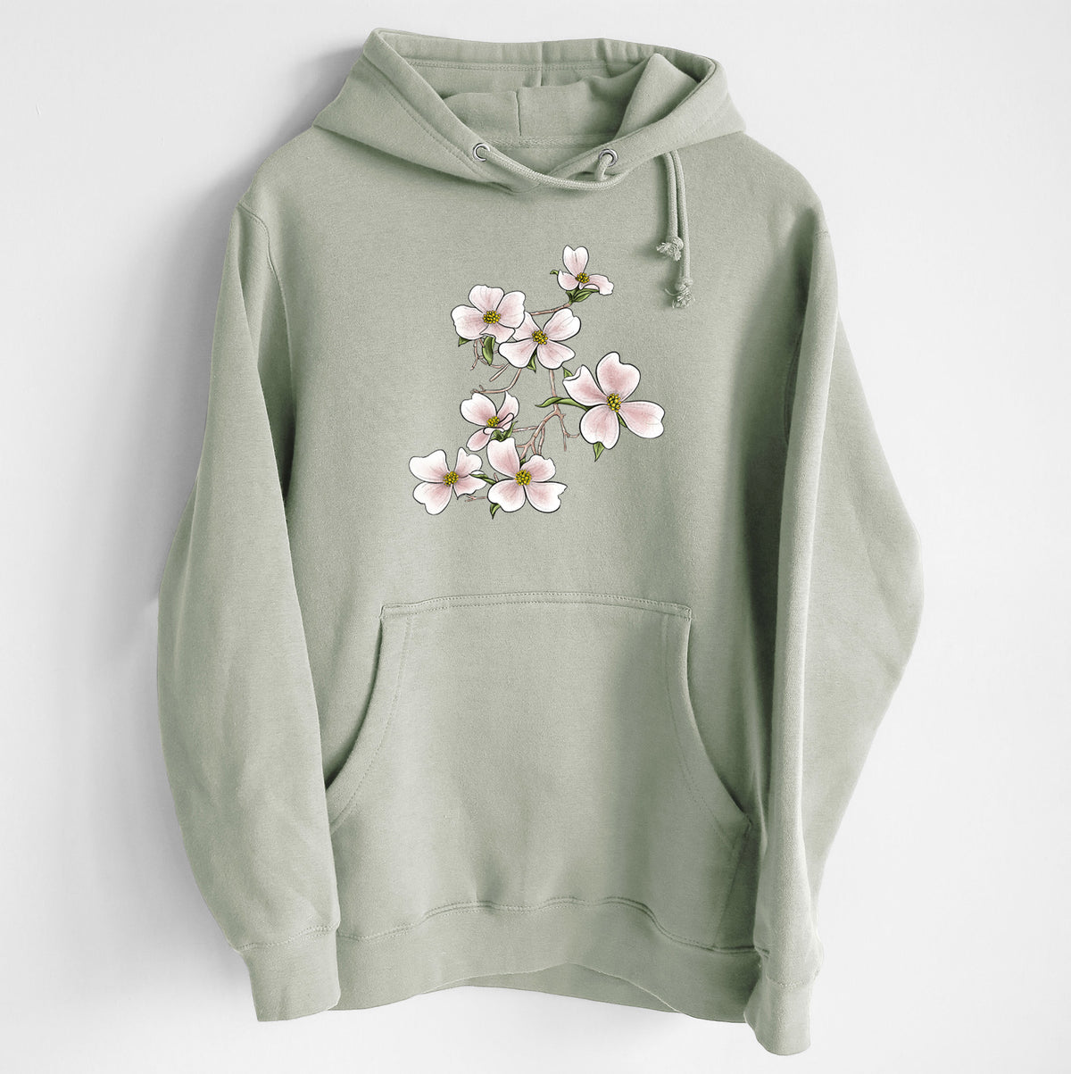 Flowering Dogwood - Cornus florida - Heavyweight Fleece Hoodie