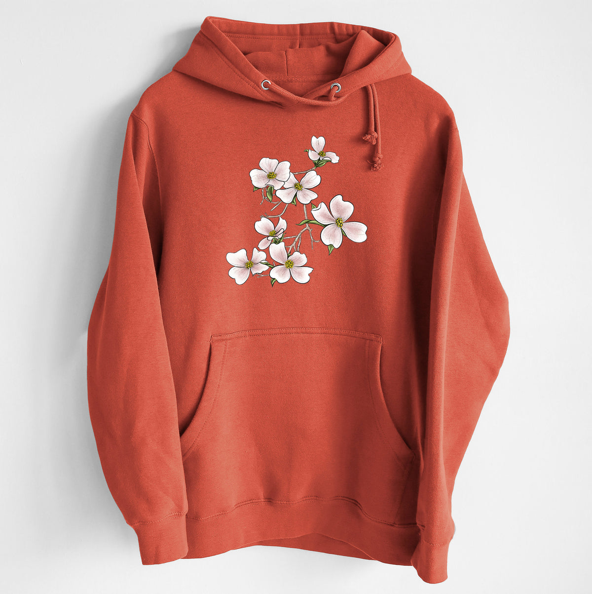 Flowering Dogwood - Cornus florida - Heavyweight Fleece Hoodie