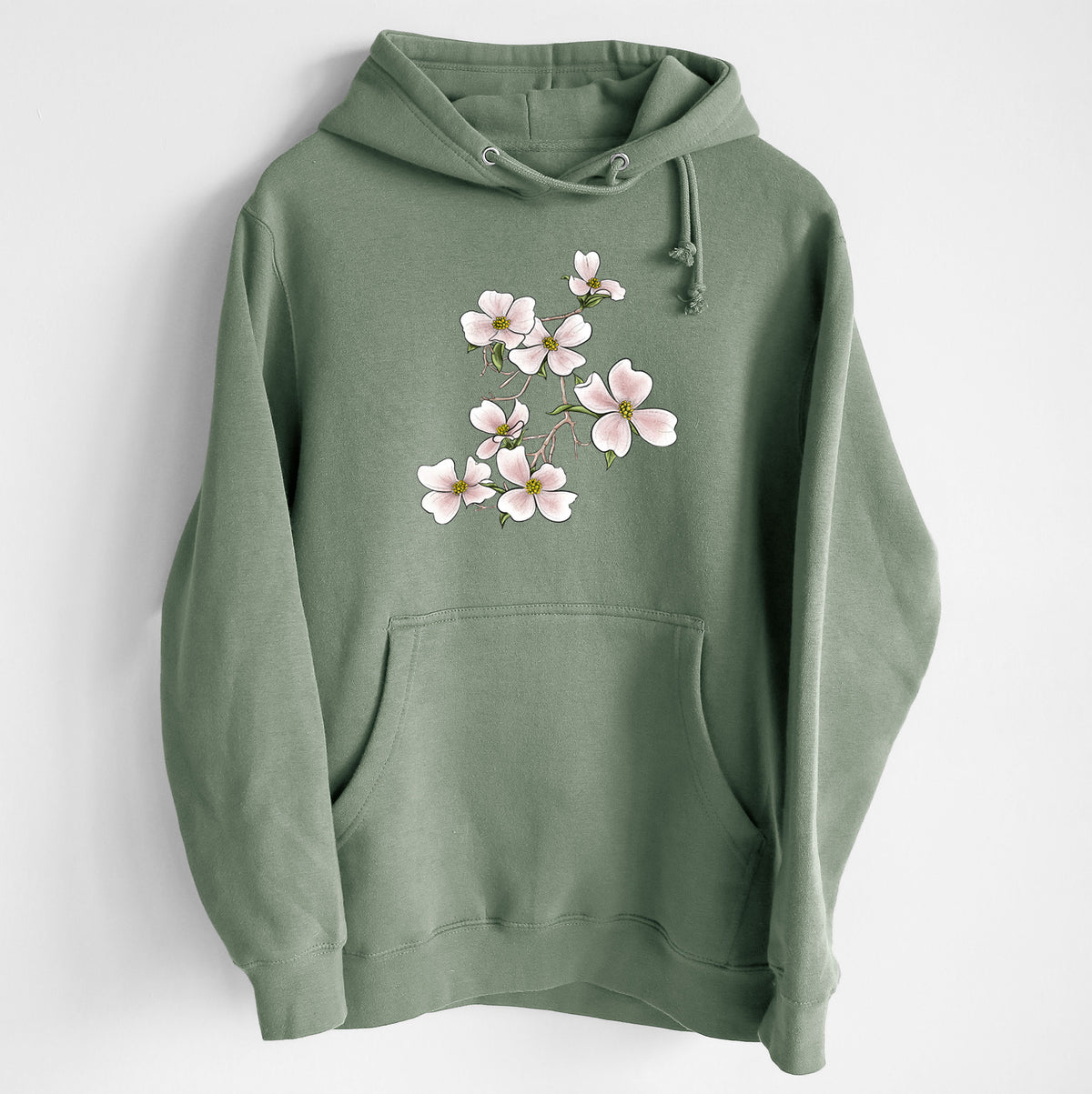 Flowering Dogwood - Cornus florida - Heavyweight Fleece Hoodie