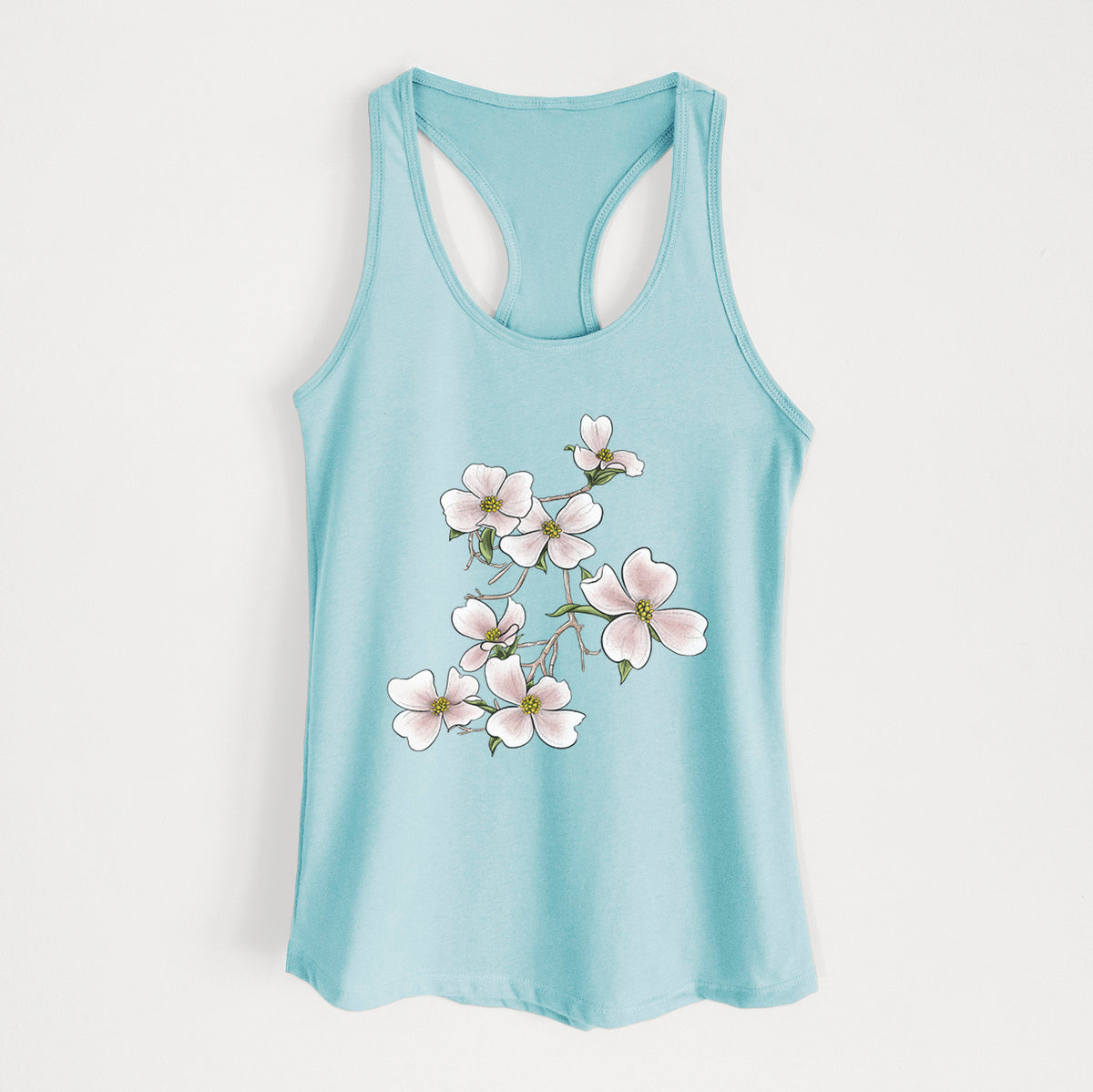 Flowering Dogwood - Cornus florida - Women&#39;s Racerback Tanktop