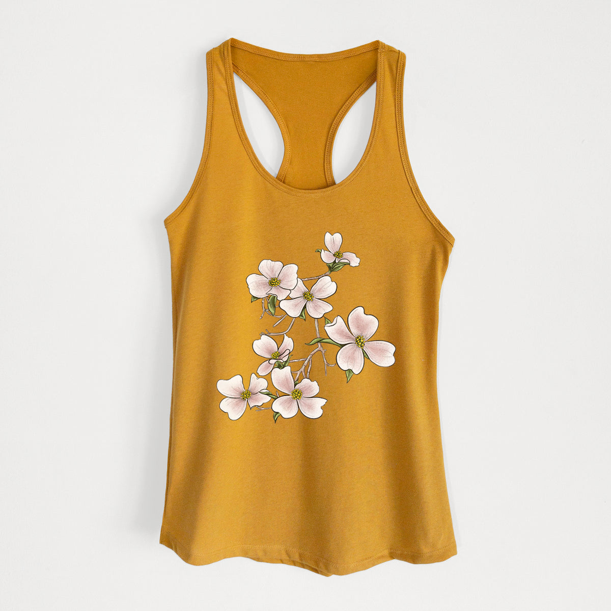 Flowering Dogwood - Cornus florida - Women&#39;s Racerback Tanktop