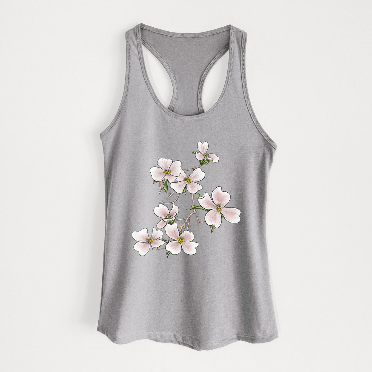 Flowering Dogwood - Cornus florida - Women&#39;s Racerback Tanktop