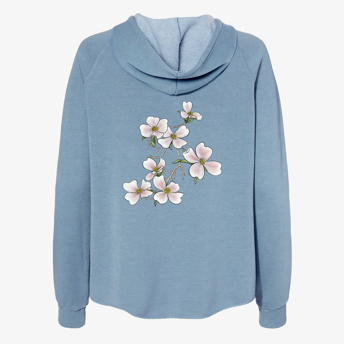 Flowering Dogwood - Cornus florida - Women&#39;s Cali Wave Zip-Up Sweatshirt