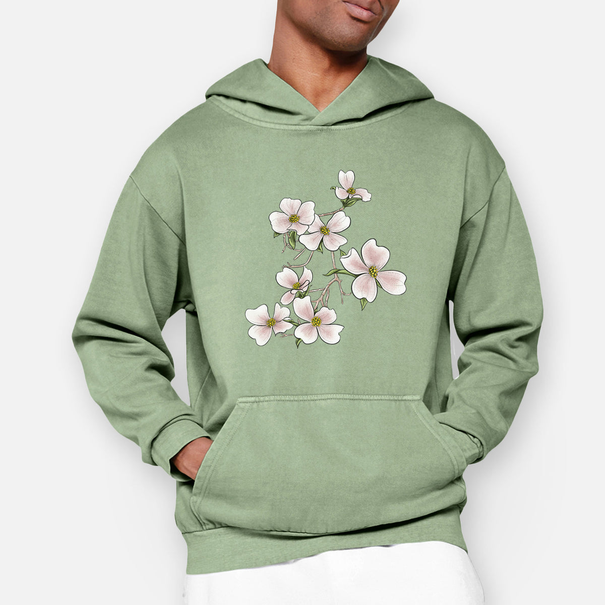 Flowering Dogwood - Cornus florida  - Urban Heavyweight Hoodie