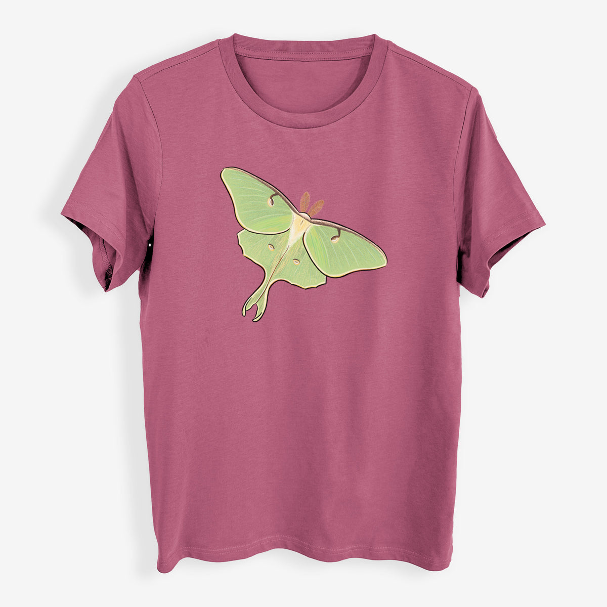 Vibrant Luna Moth - Actias luna - Womens Everyday Maple Tee