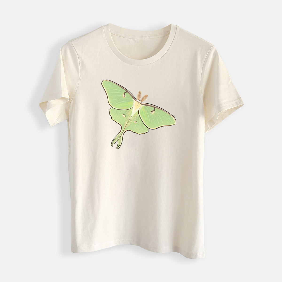 Vibrant Luna Moth - Actias luna - Womens Everyday Maple Tee