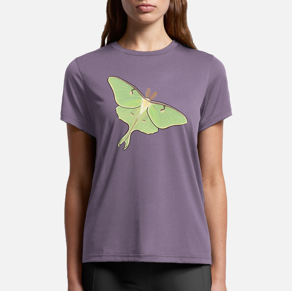 Vibrant Luna Moth - Actias luna - Womens Everyday Maple Tee