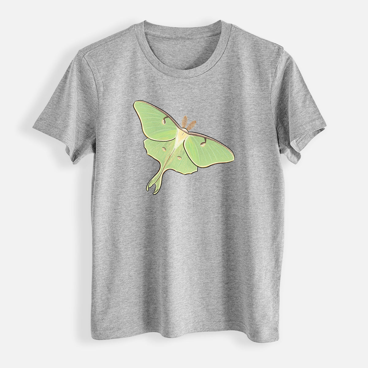 Vibrant Luna Moth - Actias luna - Womens Everyday Maple Tee