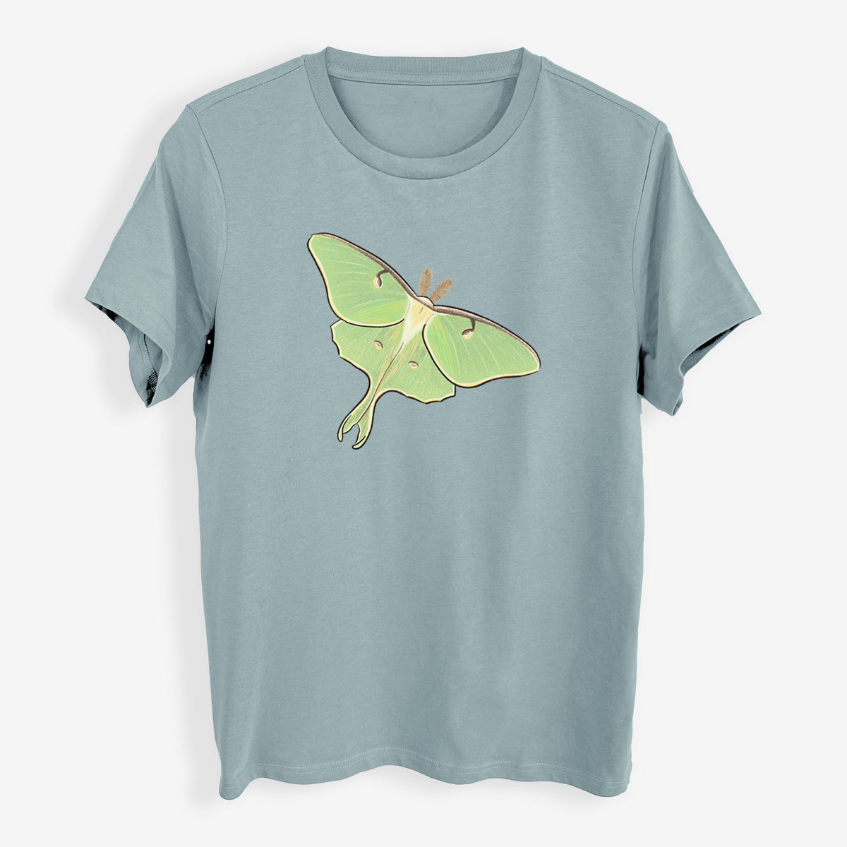 Vibrant Luna Moth - Actias luna - Womens Everyday Maple Tee