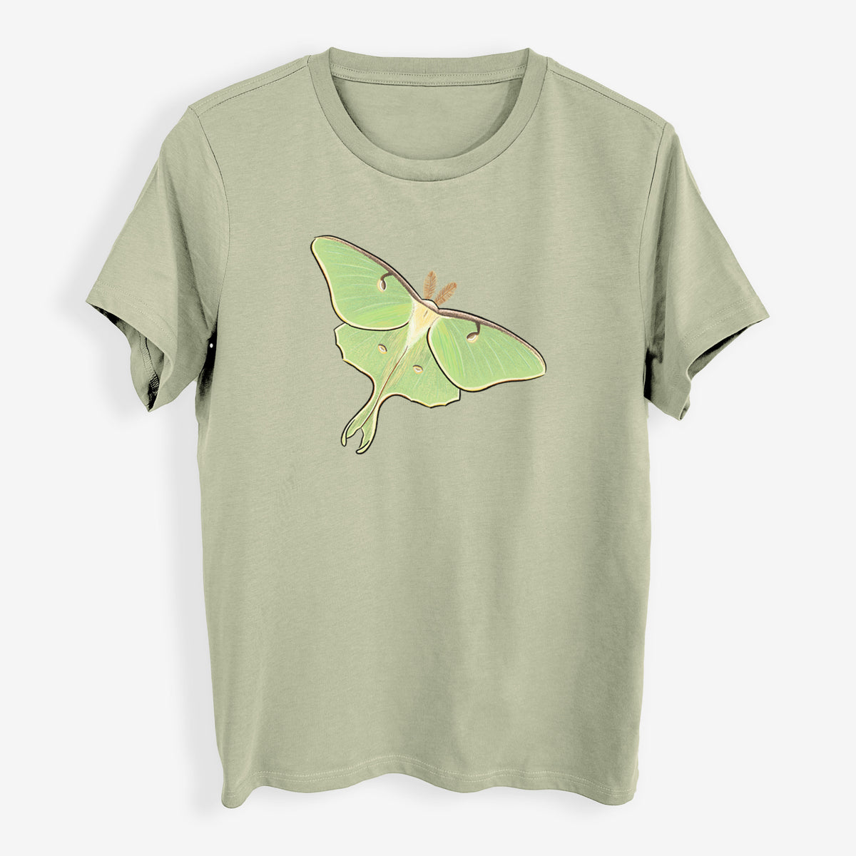 Vibrant Luna Moth - Actias luna - Womens Everyday Maple Tee