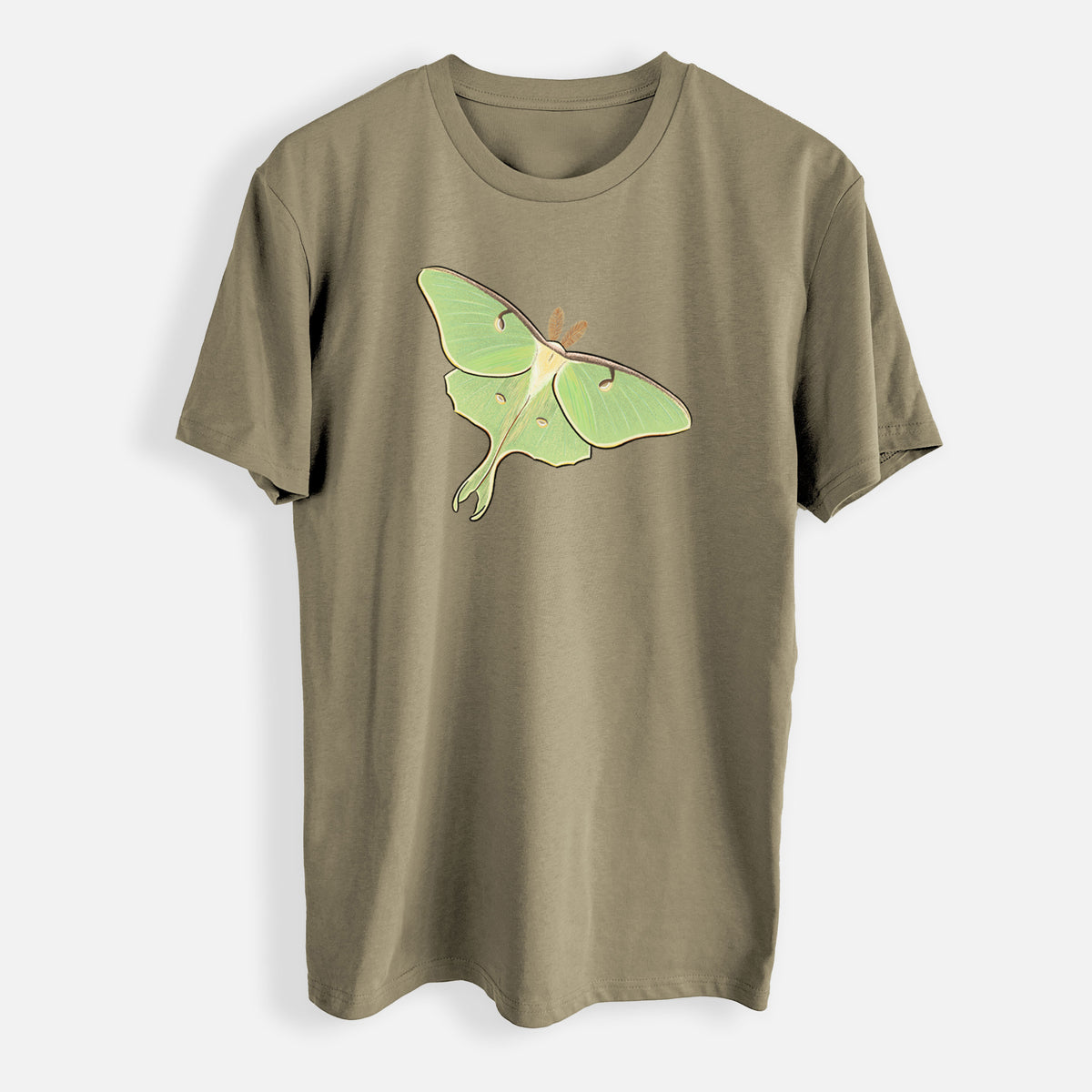 Vibrant Luna Moth - Actias luna - Mens Everyday Staple Tee