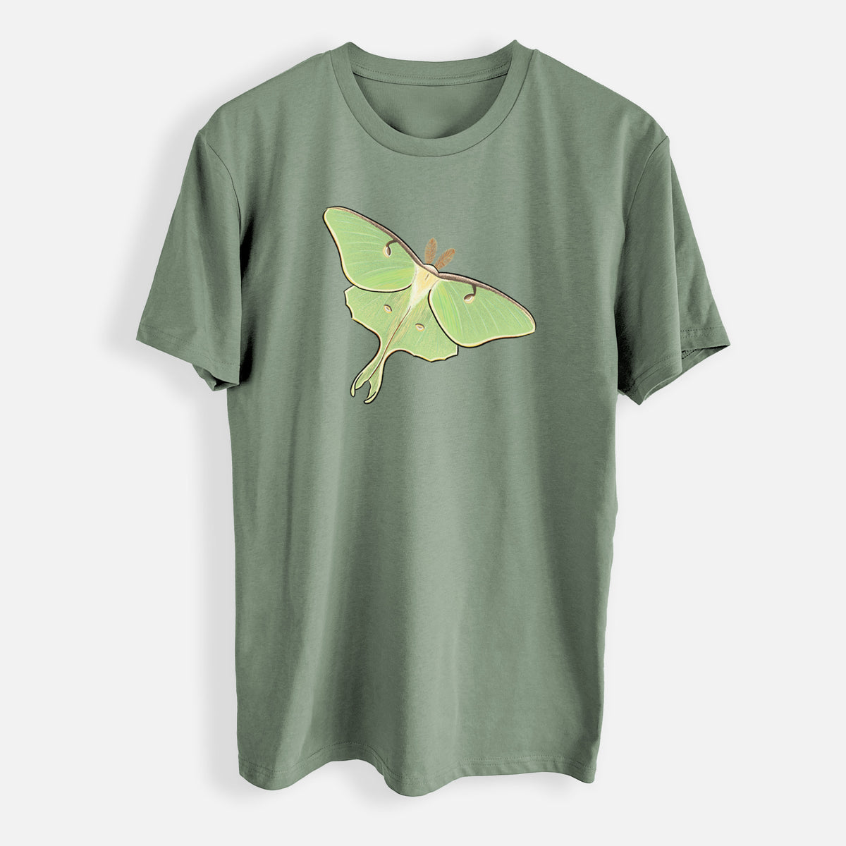 Vibrant Luna Moth - Actias luna - Mens Everyday Staple Tee