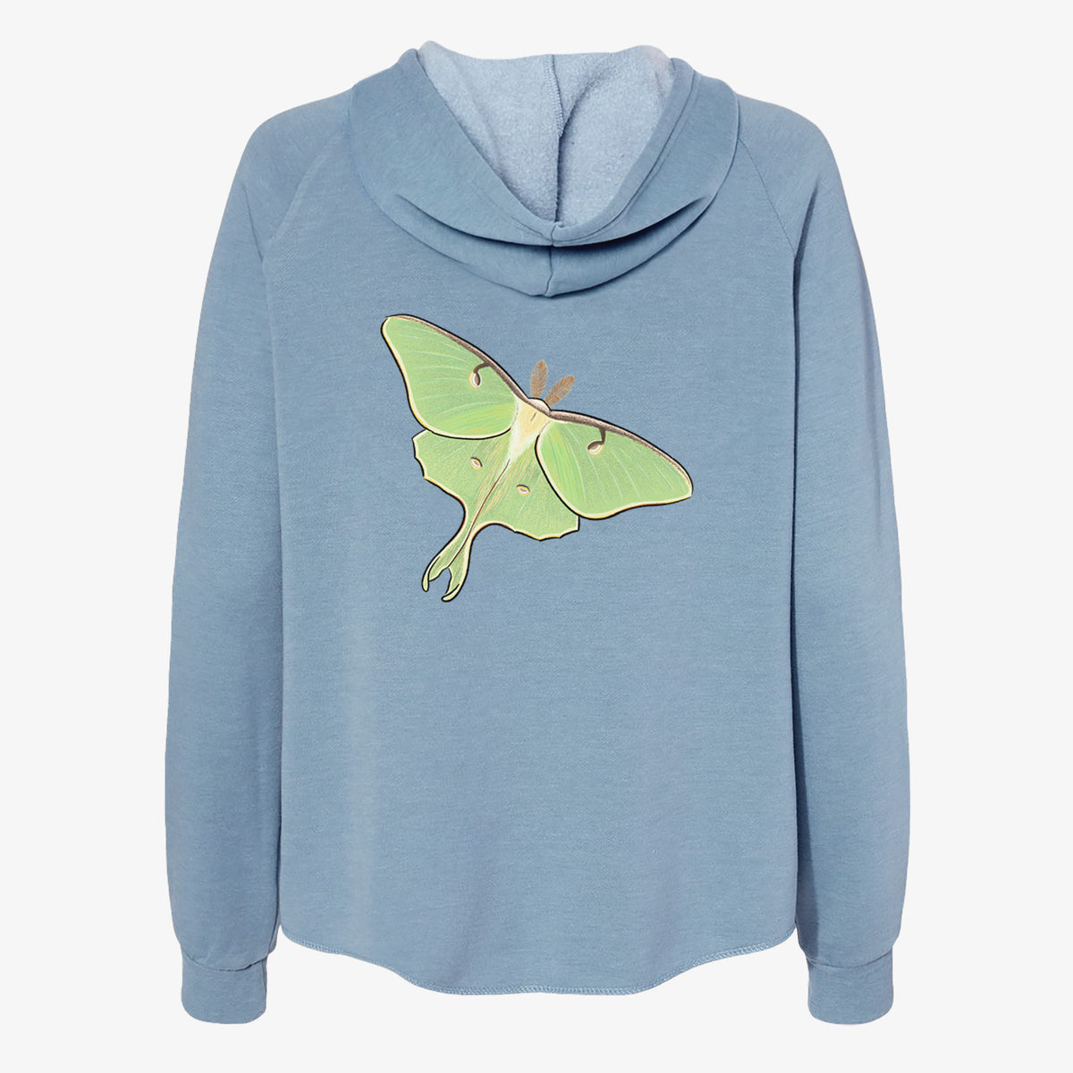 ColorLunaMoth - Women's Cali Wave Zip-Up Sweatshirt