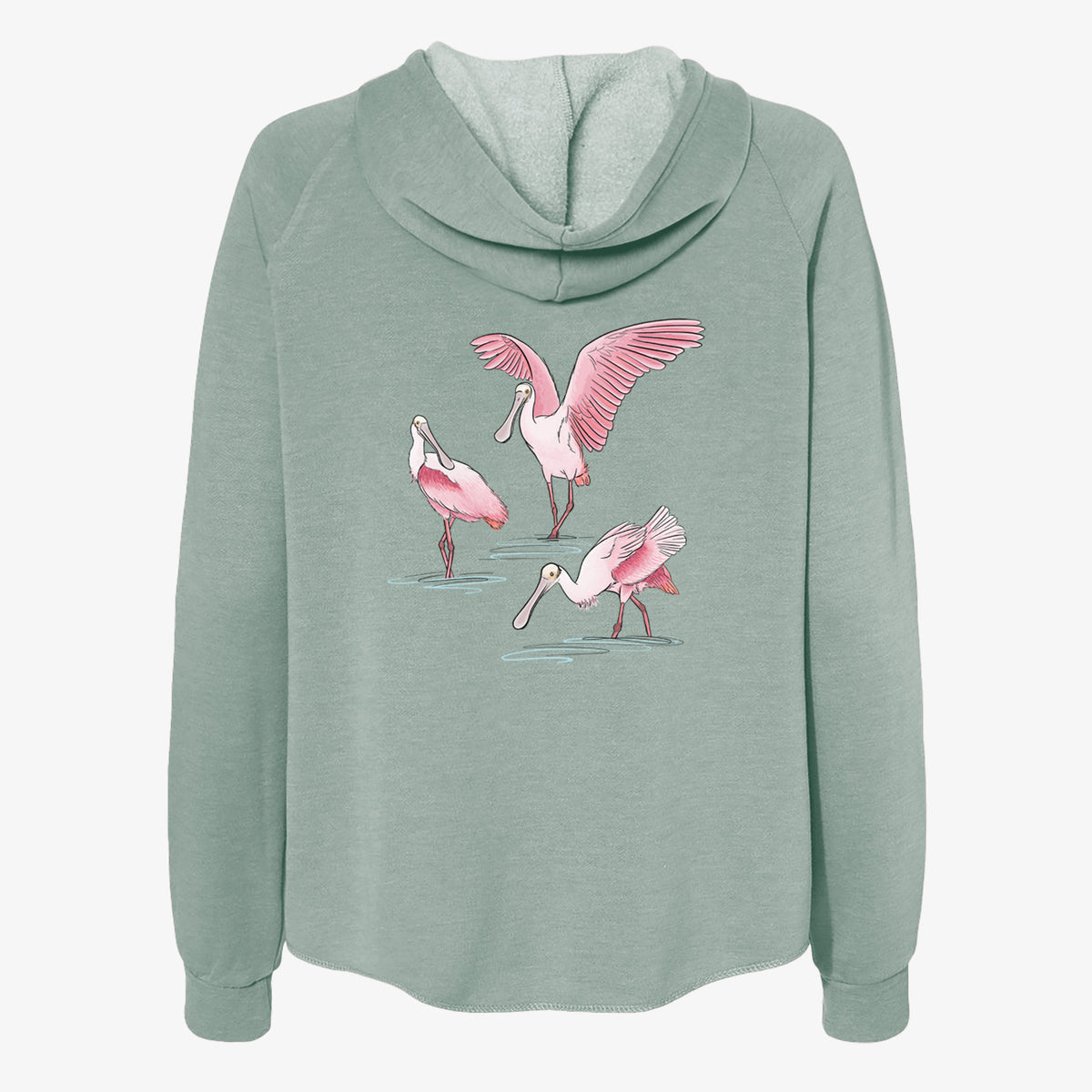 ColorRoseate - Women's Cali Wave Zip-Up Sweatshirt