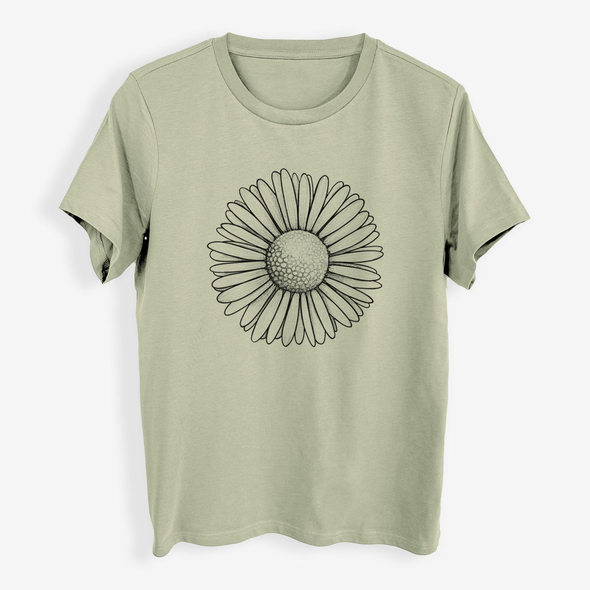 Bellis perennis - The Common Daisy - Womens Everyday Maple Tee