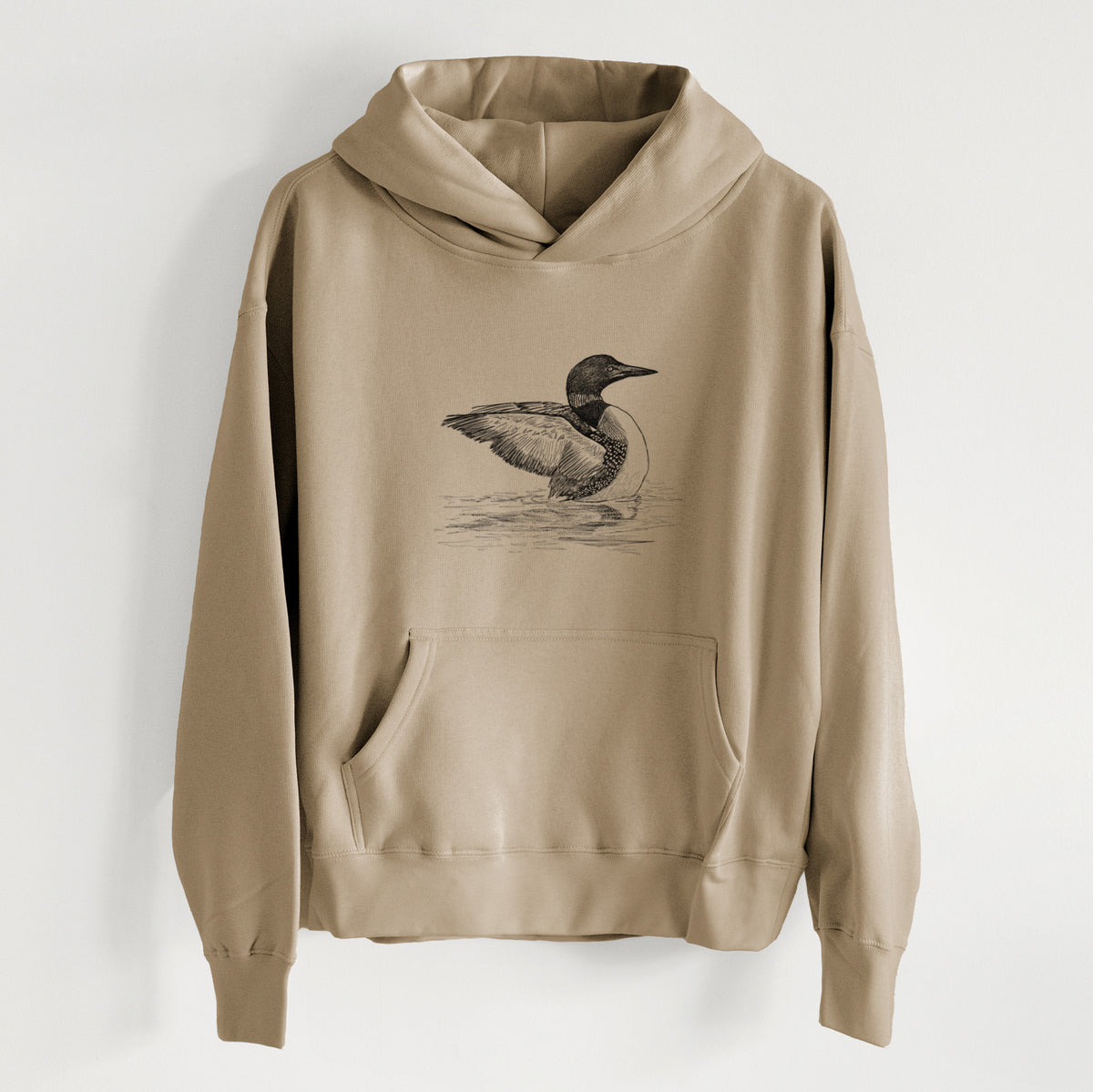 Common Loon - Gavia immer - Women&#39;s Heavyweight Relaxed Hoodie