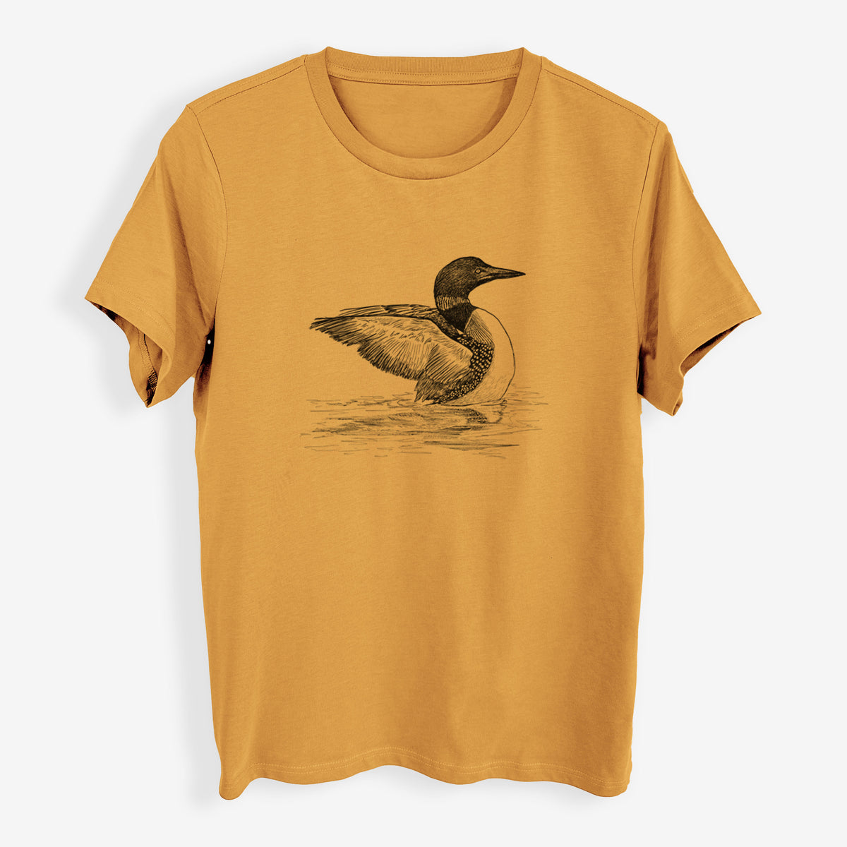 Common Loon - Gavia immer - Womens Everyday Maple Tee