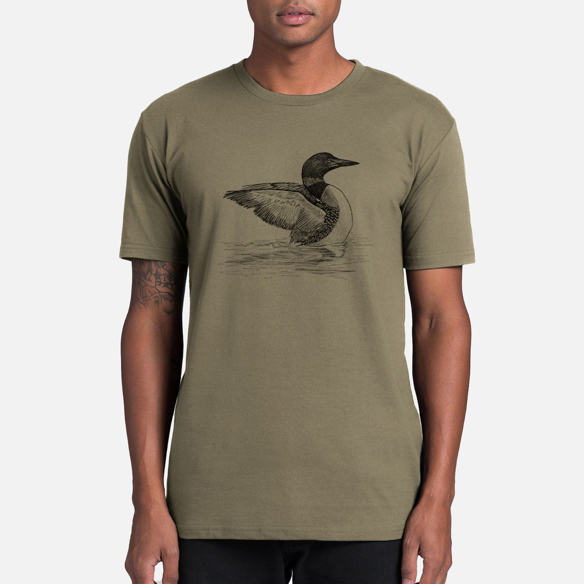 Common Loon - Gavia immer - Mens Everyday Staple Tee