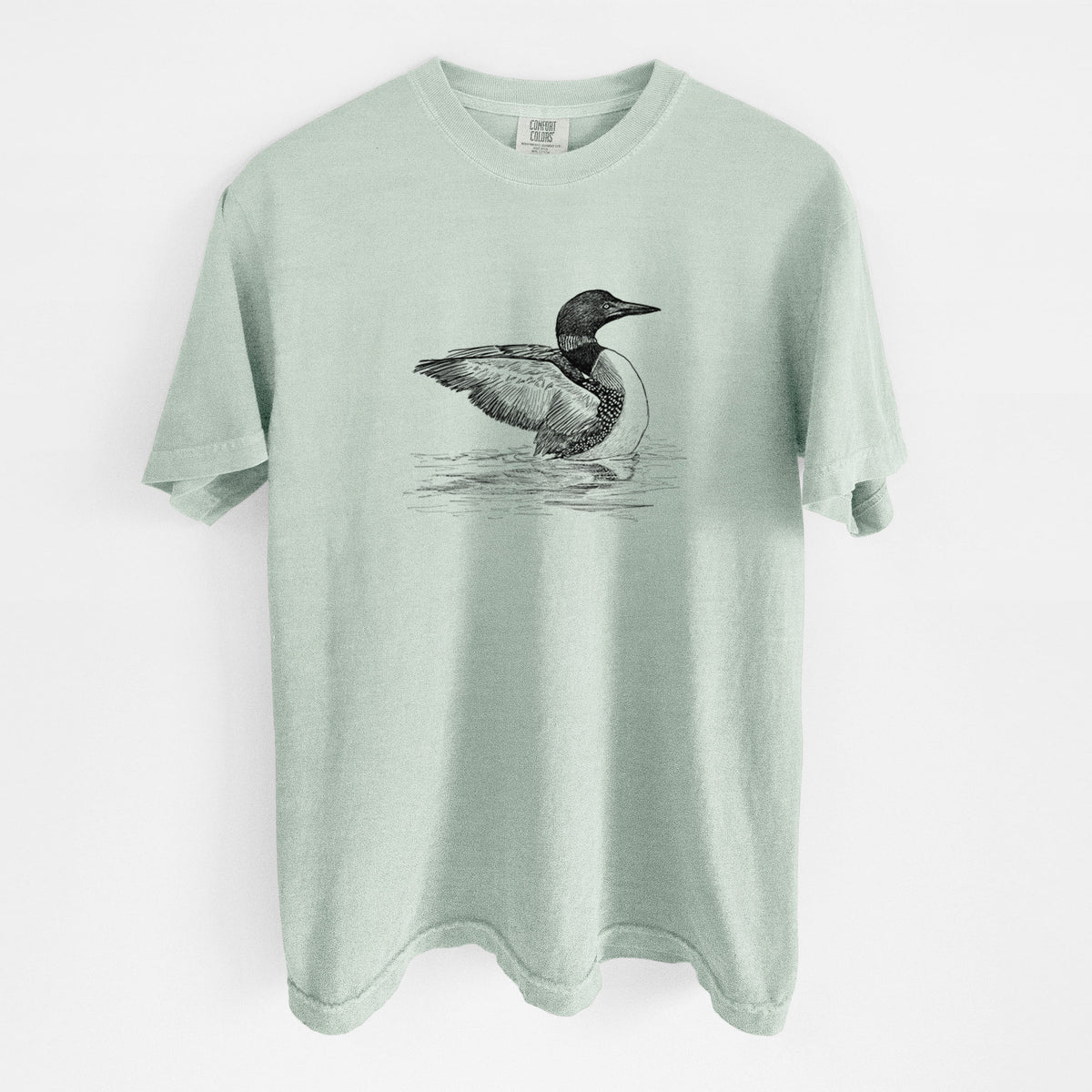 Common Loon - Gavia immer - Unisex Comfort Colors Garment-Dyed Heavyweight T-shirt