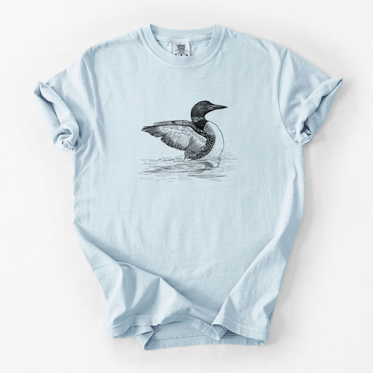 Common Loon - Gavia immer - Unisex Comfort Colors Garment-Dyed Heavyweight T-shirt