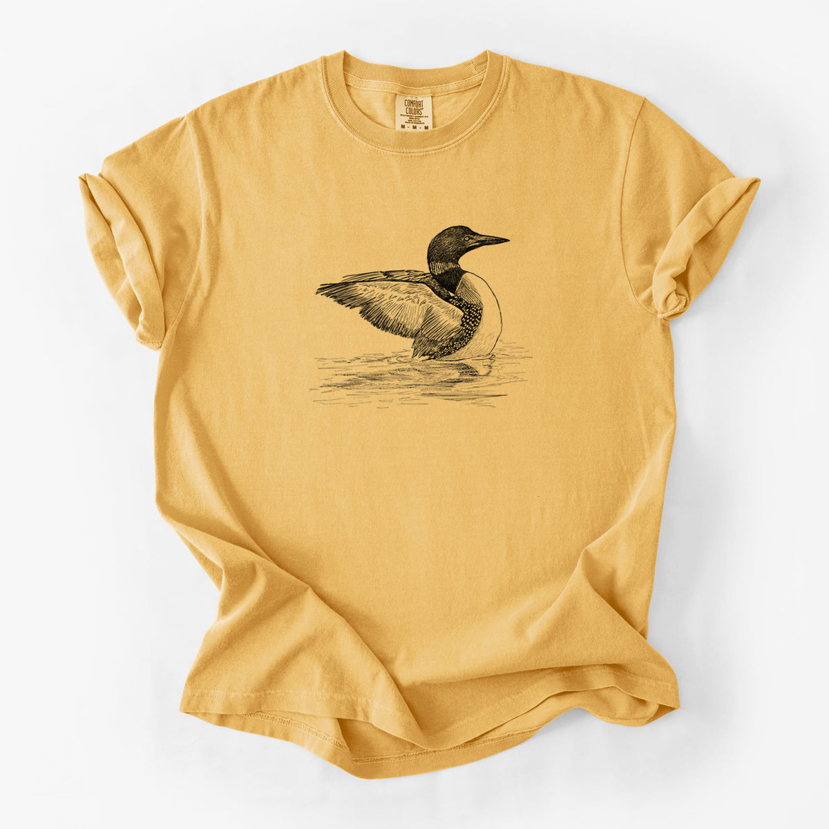 Common Loon - Gavia immer - Unisex Comfort Colors Garment-Dyed Heavyweight T-shirt