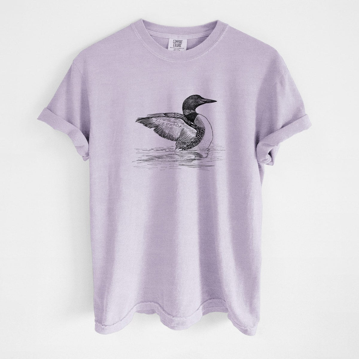 Common Loon - Gavia immer - Unisex Comfort Colors Garment-Dyed Heavyweight T-shirt