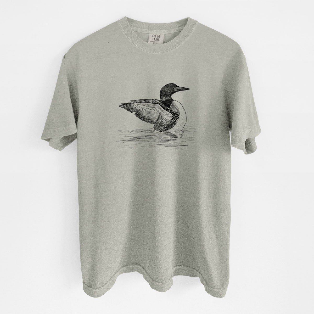 Common Loon - Gavia immer - Unisex Comfort Colors Garment-Dyed Heavyweight T-shirt