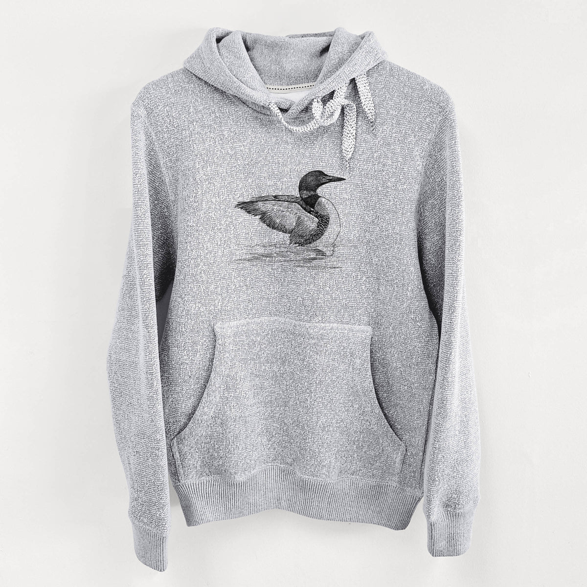 Common Loon - Gavia immer - Knit Hoodie