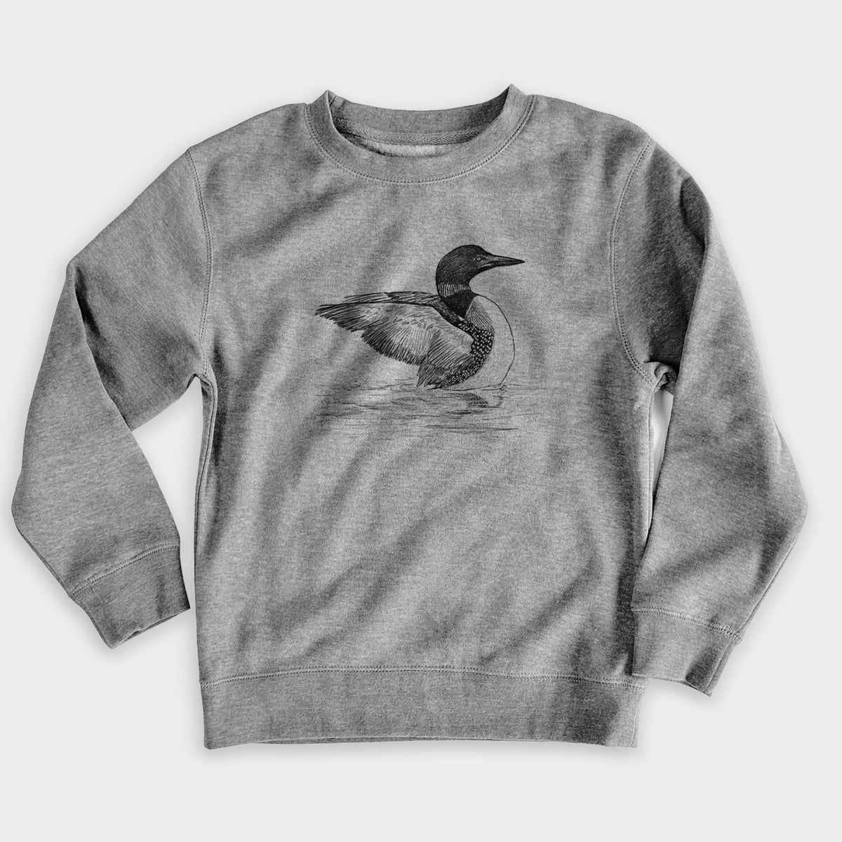 Common Loon - Gavia immer - Youth Lightweight Crewneck Sweatshirt