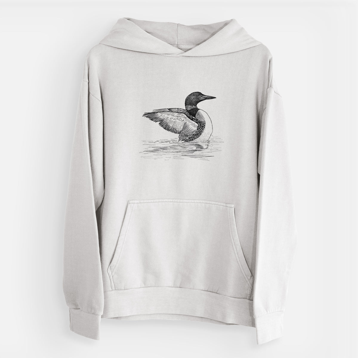 Common Loon - Gavia immer  - Urban Heavyweight Hoodie