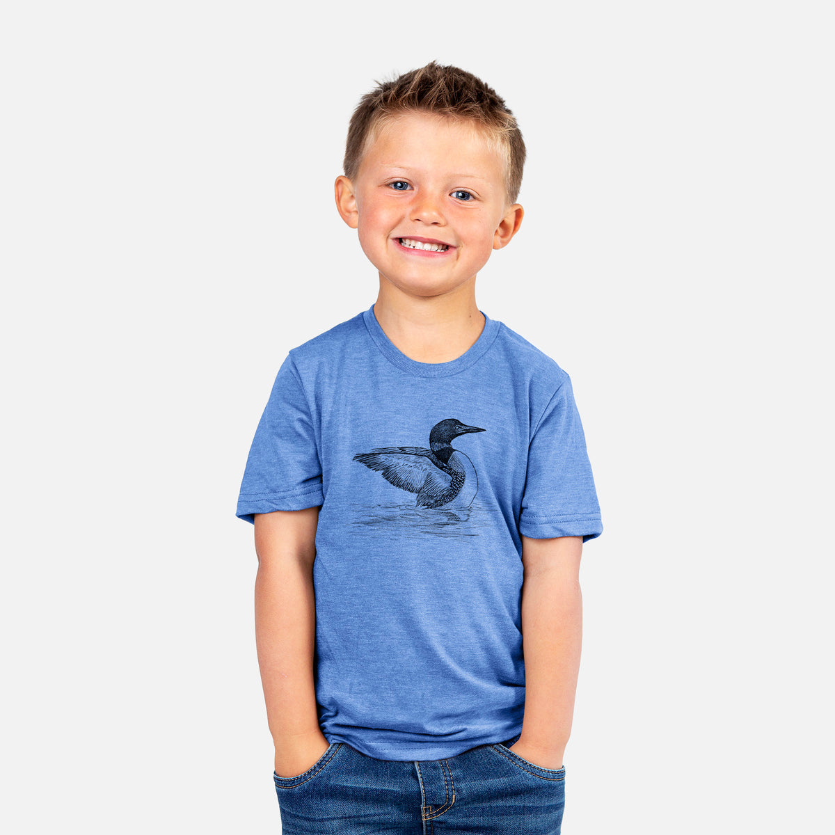 Common Loon - Gavia immer - Kids Shirt