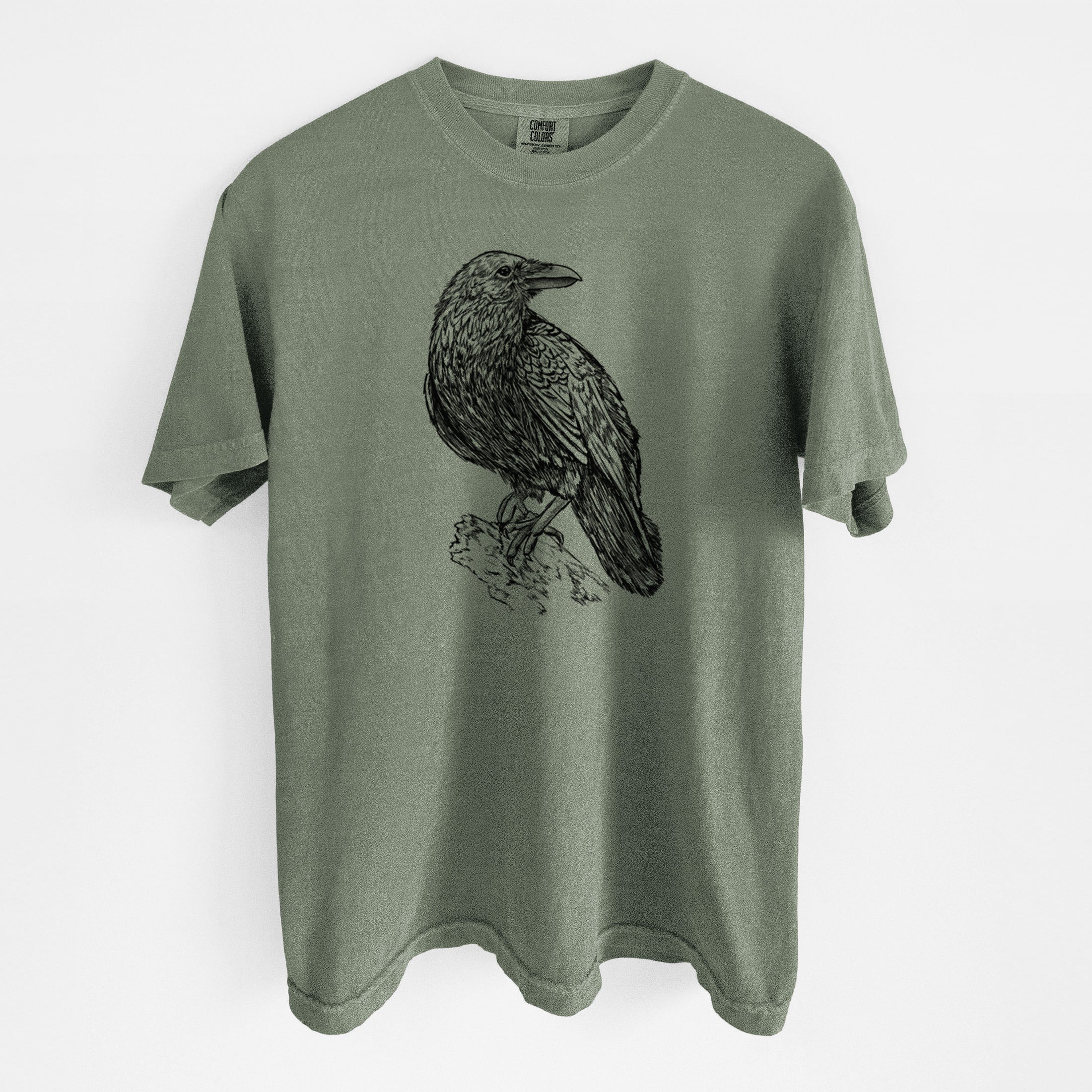 Corvus corax - Common Raven - Unisex Comfort Colors Garment-Dyed Heavyweight T-shirt