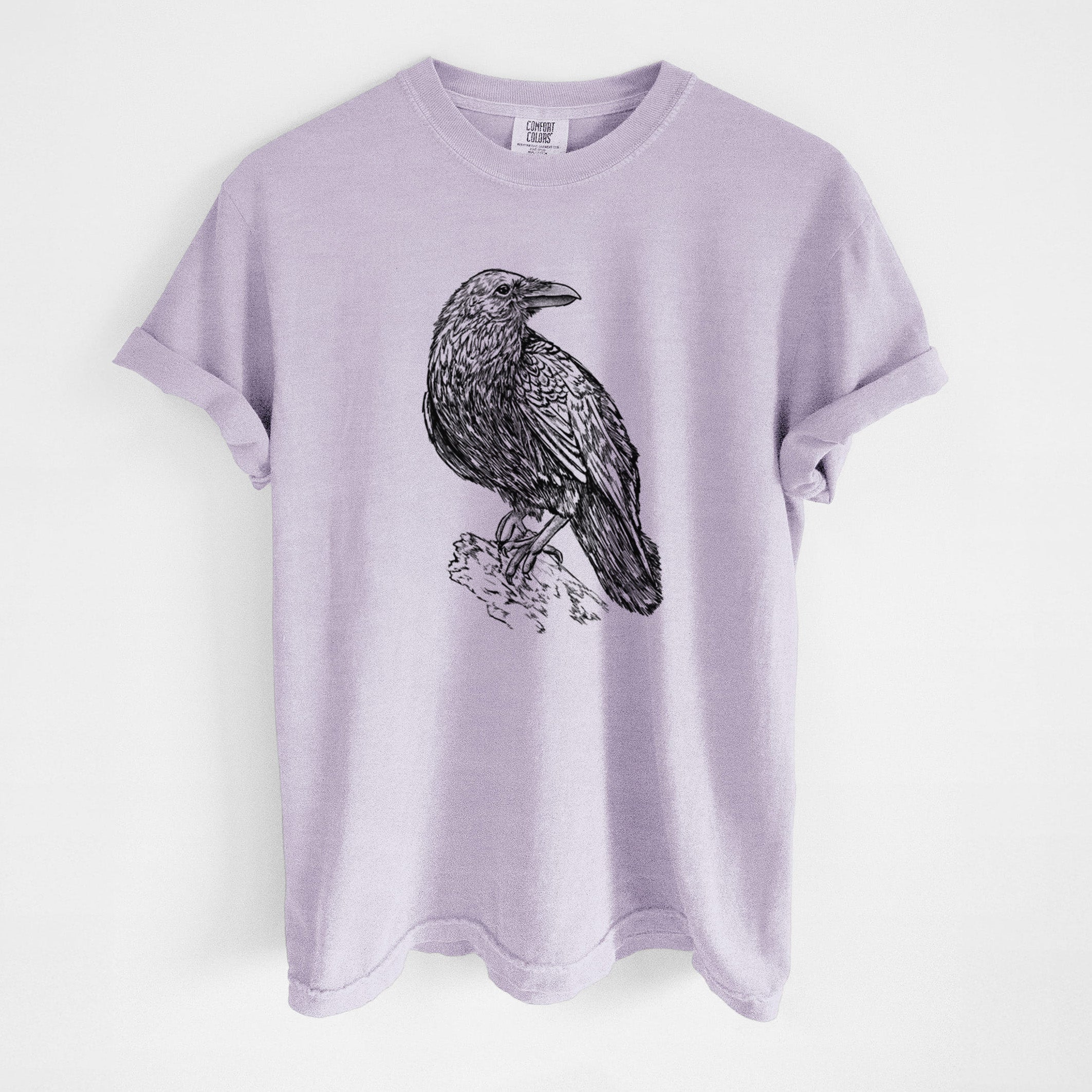 Corvus corax - Common Raven - Unisex Comfort Colors Garment-Dyed Heavyweight T-shirt