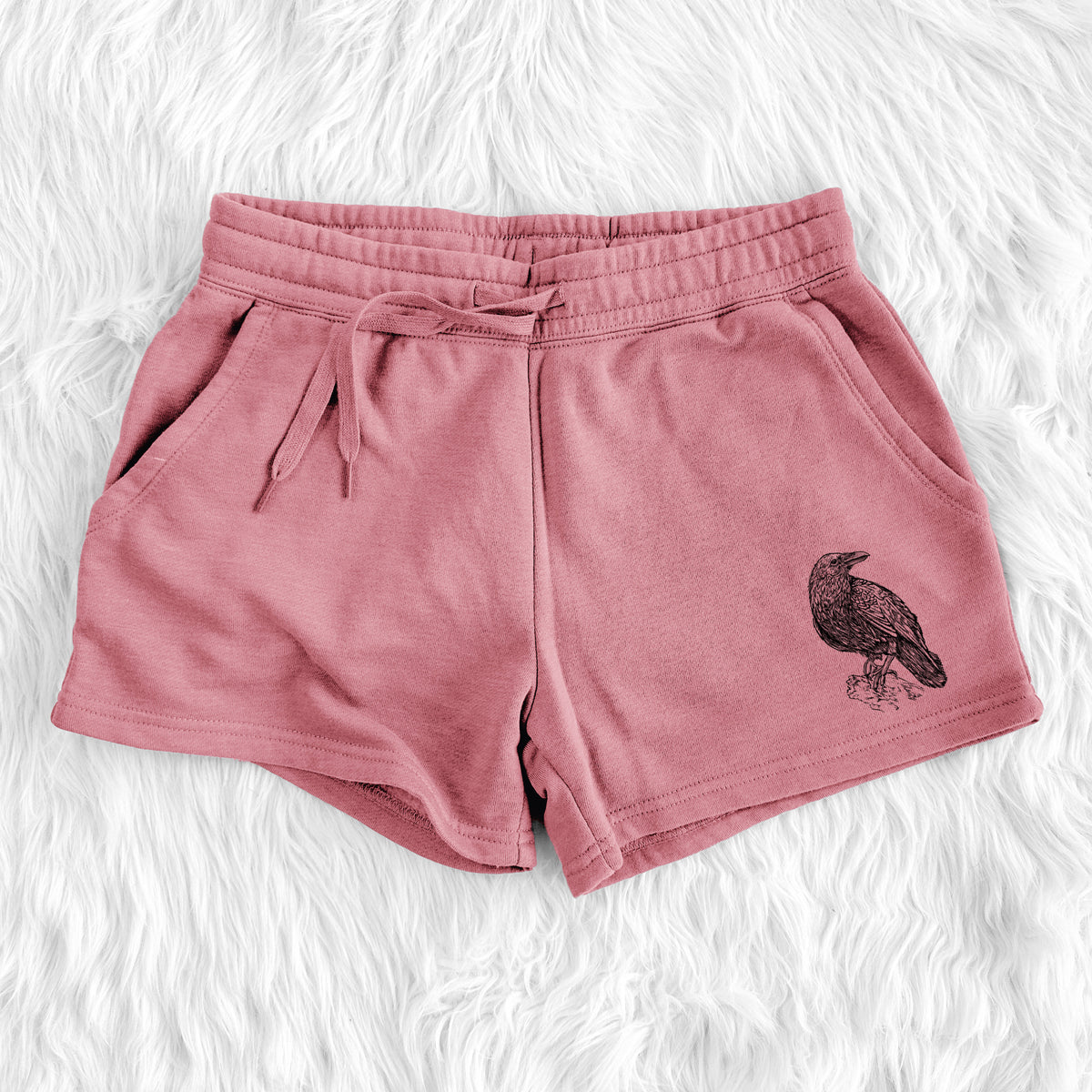 CLOSEOUT - Corvus corax - Common Raven - Women&#39;s Cali Wave Shorts