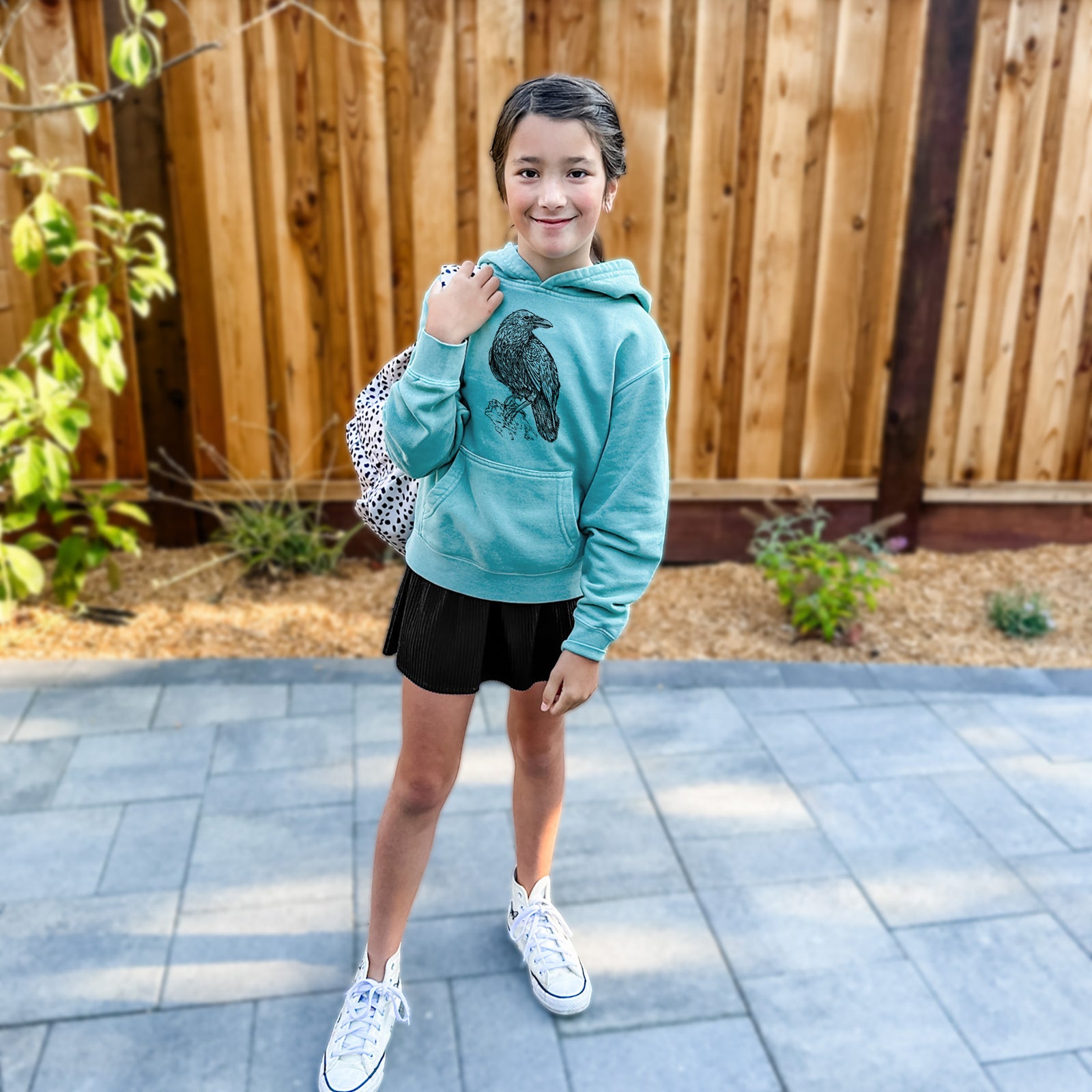 Sea Green Because Tees Youth Hoodie