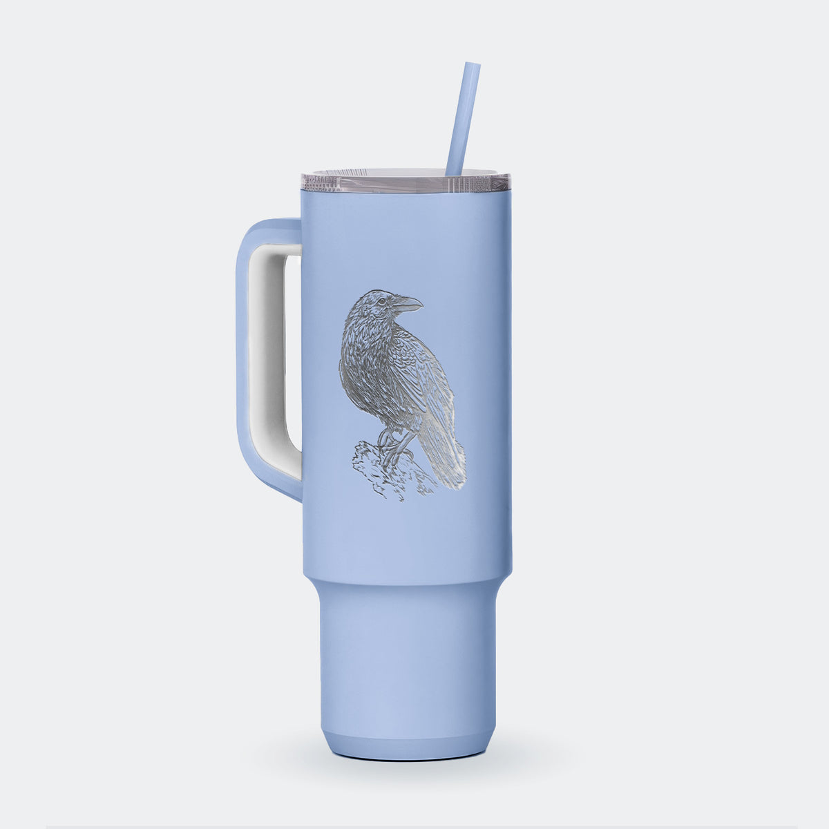 Corvus corax - Common Raven - 40oz Skinny Recharge Tumbler