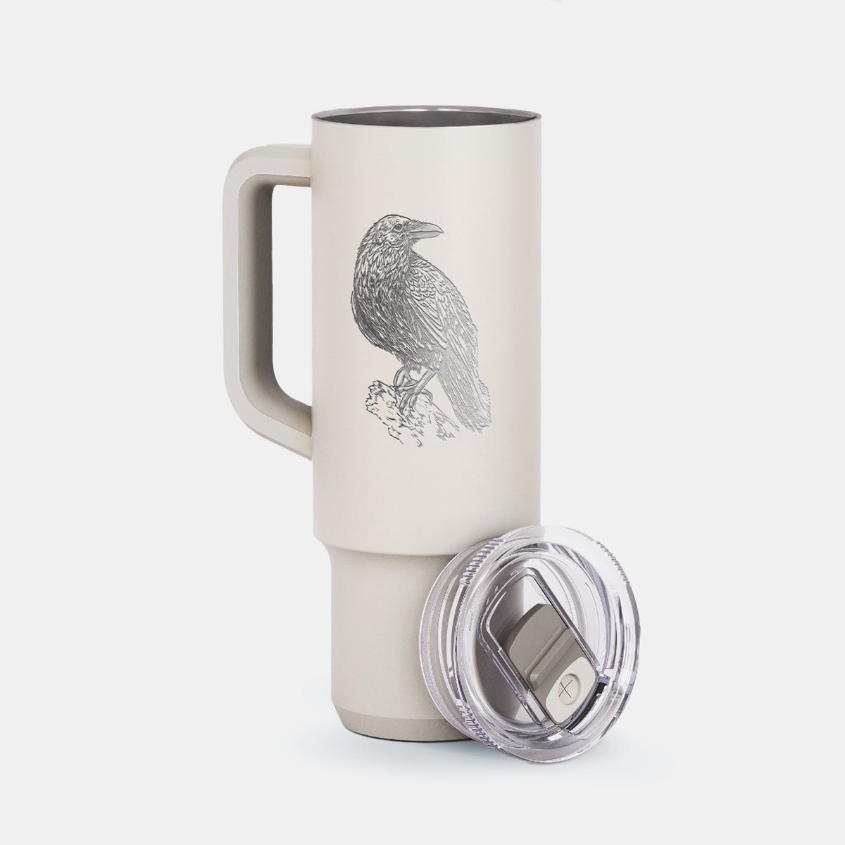 Corvus corax - Common Raven - 40oz Skinny Recharge Tumbler