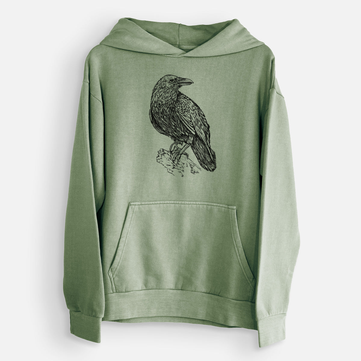 Common Raven  - Corvus corax - Urban Heavyweight Hoodie