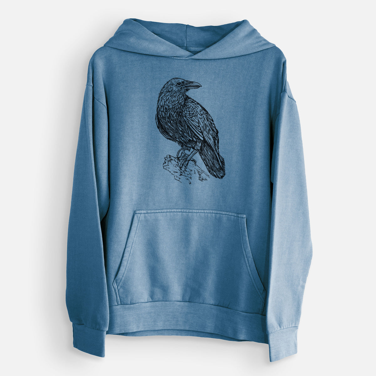 Common Raven  - Corvus corax - Urban Heavyweight Hoodie