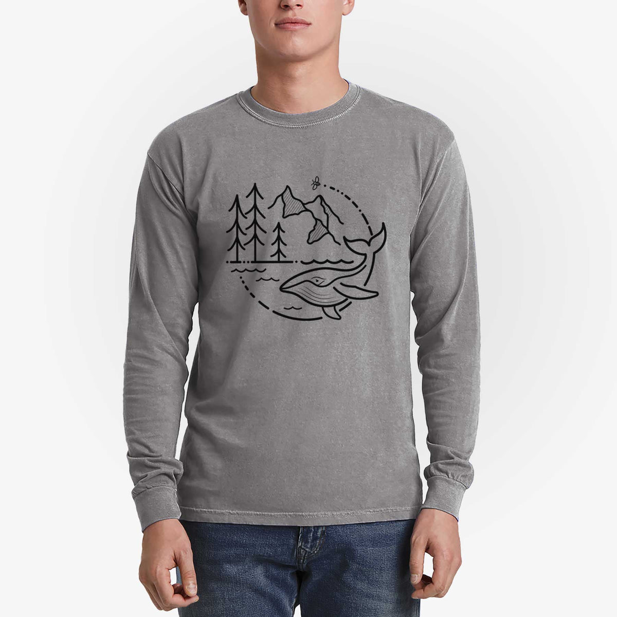 It&#39;s All Connected - Men&#39;s Heavyweight 100% Cotton Long Sleeve