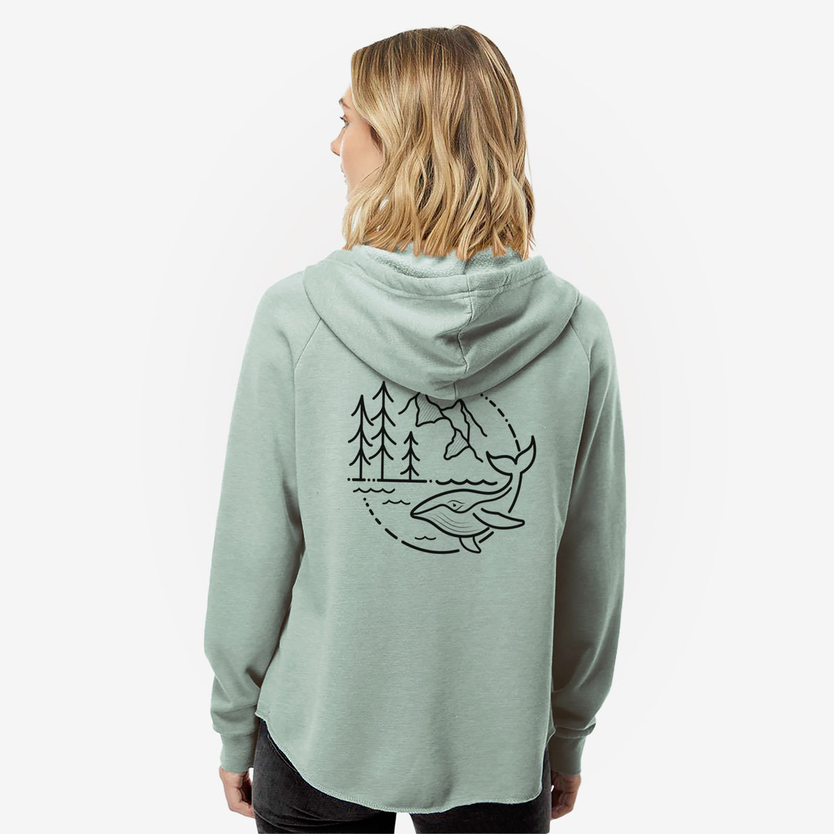 It's All Connected - Women's Cali Wave Zip-Up Sweatshirt