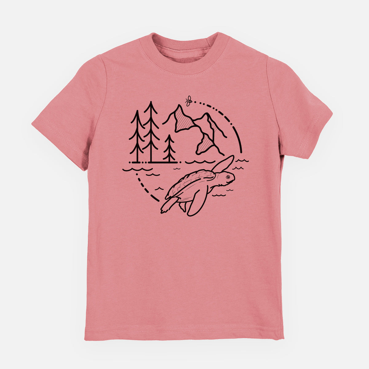 It&#39;s All Connected - Kemps Ridley Turtle - Youth Shirt