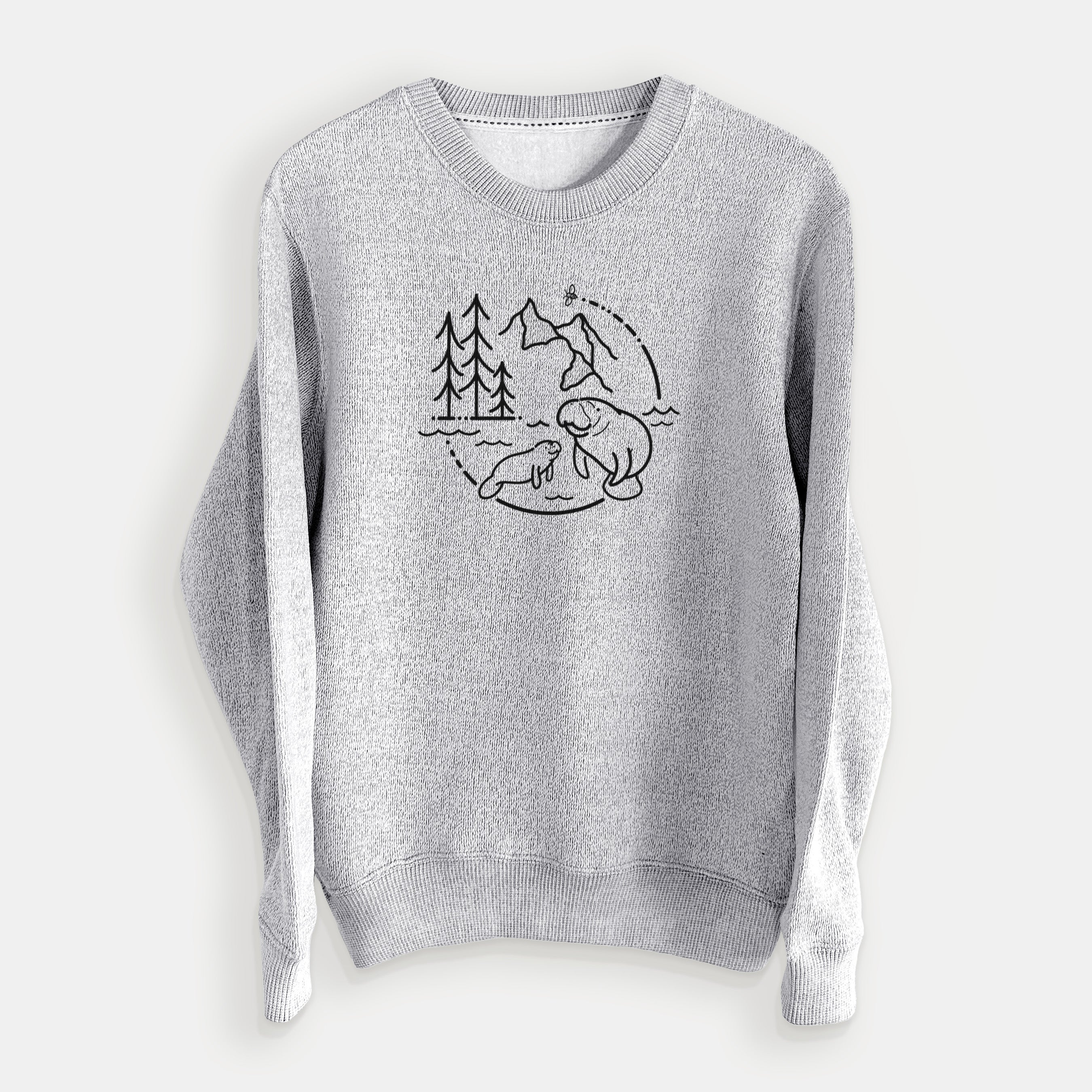 It's All Connected - Manatee - Knit Sweatshirt