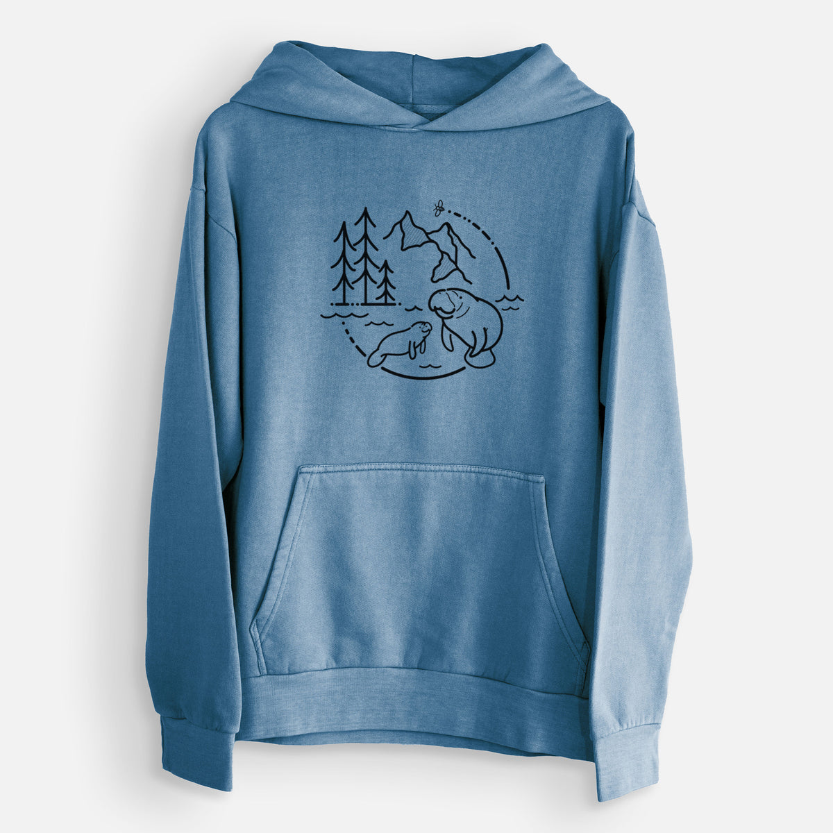 It&#39;s All Connected - Manatee  - Urban Heavyweight Hoodie